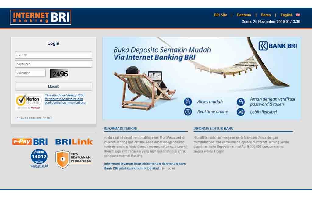 Minim ATM BRI? Bereskan dengan Login BRI iBanking