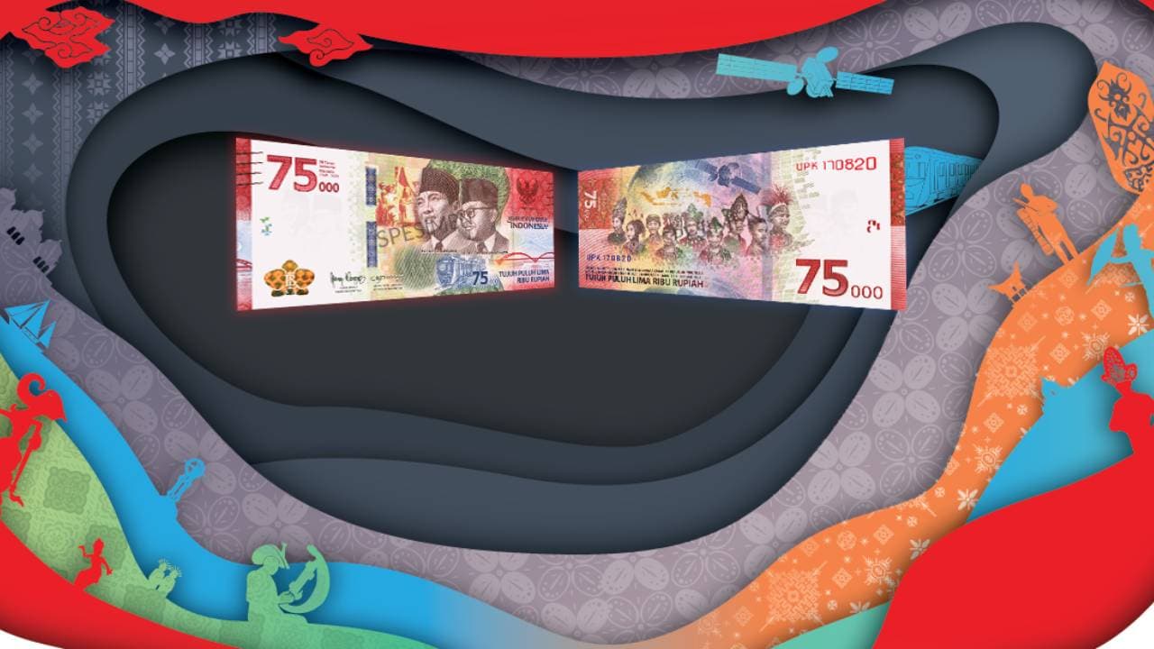 Dicetak Terbatas, Uang Rupiah Pecahan Rp 75.000 Jadi Rebutan