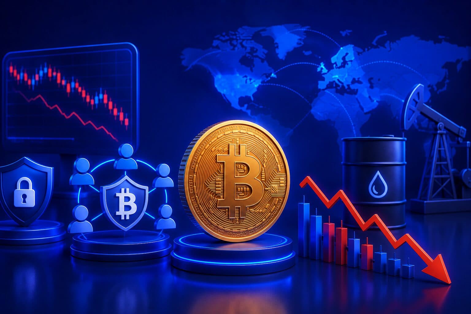 Bitcoin Update Hari Ini: Serangan AS ke Iran Picu Likuidasi $115 Juta, BTC Anjlok ke $76.000