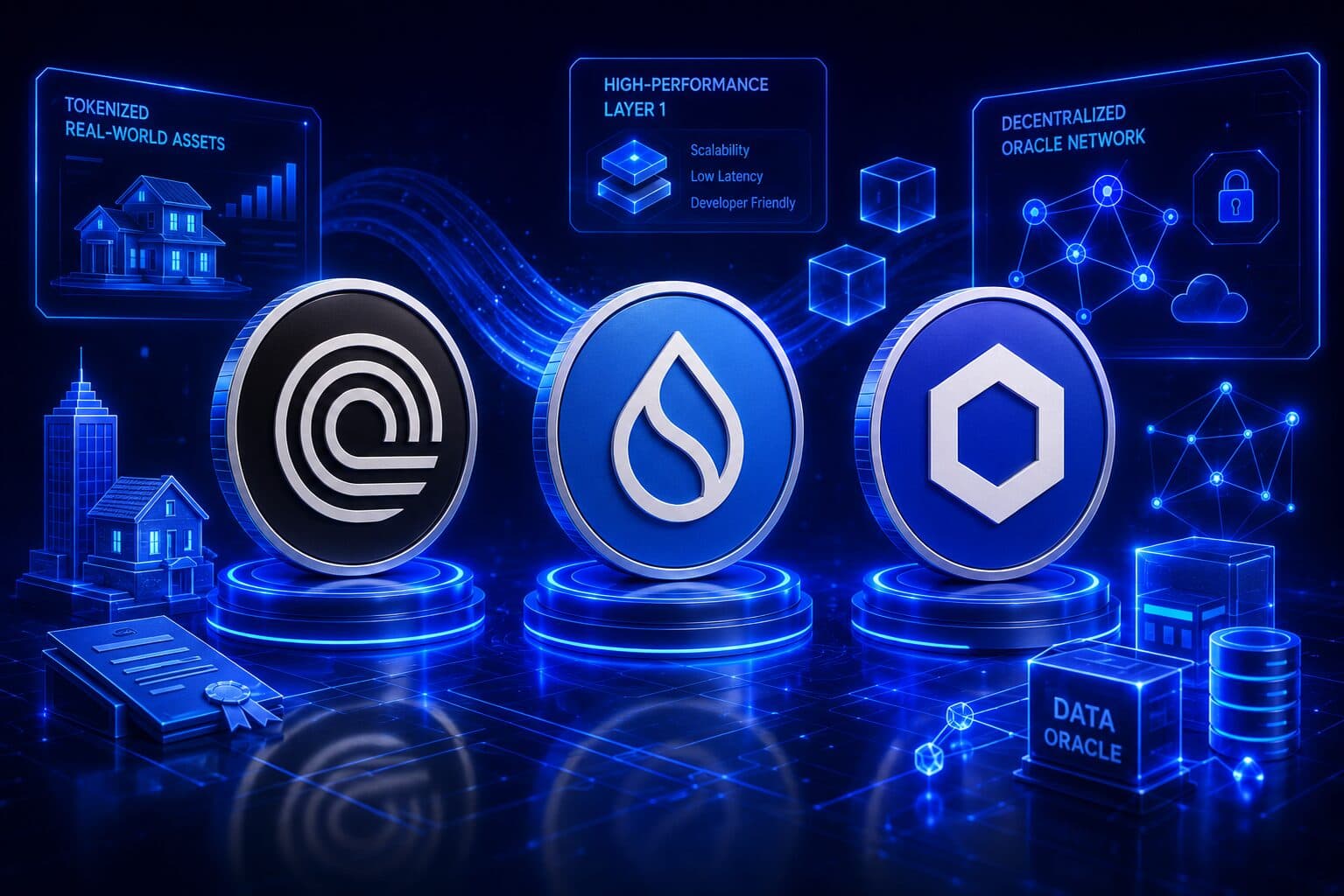 Rekomendasi Kripto Hari Ini (LINK, SUI, ONDO)