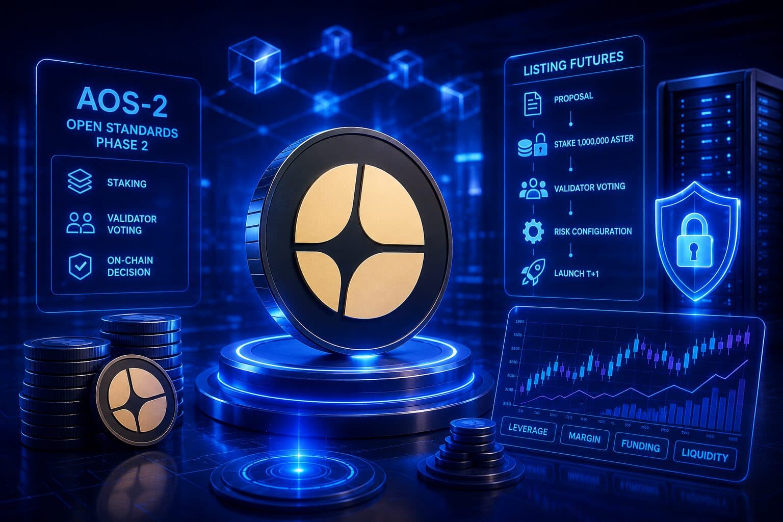 Aster ($ASTER) Terapkan Listing Futures Secara Terbuka, Proyek Wajib Lock 1 Juta Token 4 Tahun