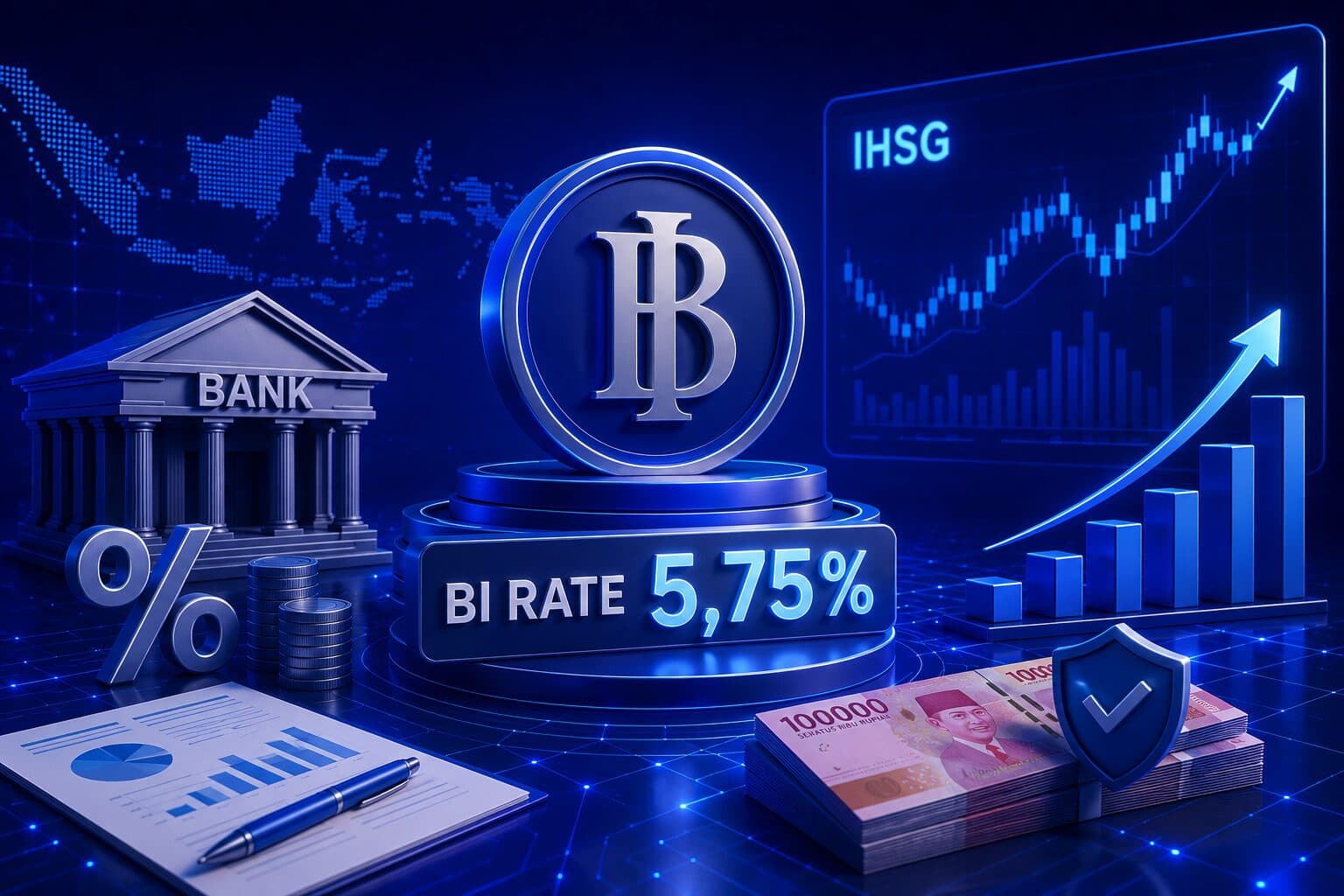 BI Rate Tetap 5,75% pada Agustus 2026, Simak Dampaknya ke IHSG