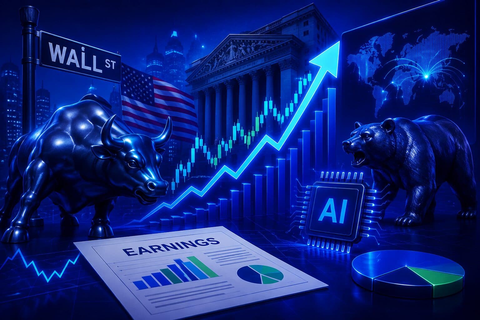 Inflasi Mulai Jinak, Tapi Wall Street Mulai Pilih-Pilih Saham AI