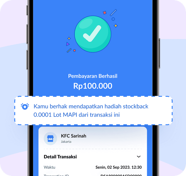 Dapat Stockback!