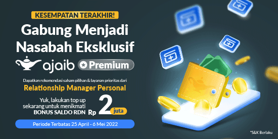 Gabung menjadi Nasabah Ajaib Premium, Dapatkan Hadiah Saldo RDN Rp2 juta