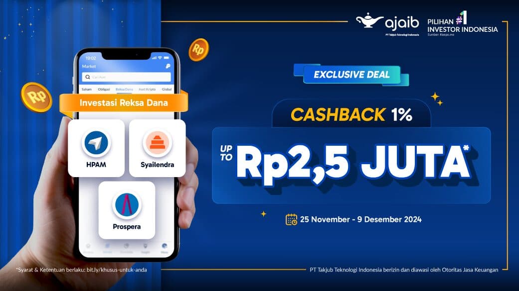 Exclusive Deal: Dapat Cashback 1% s/d Rp2,5 Juta di Musim Gajian November 2024!