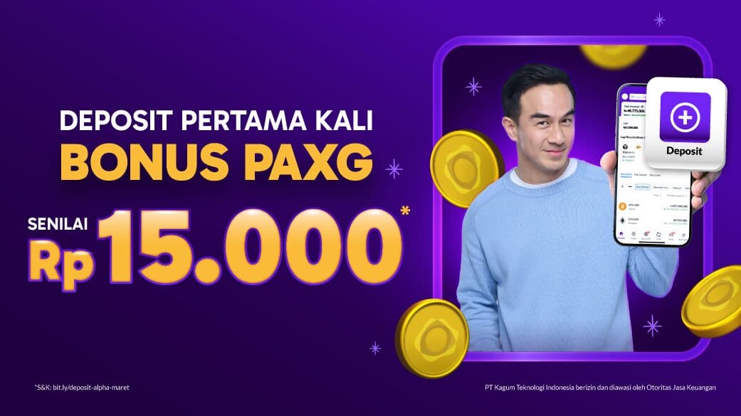 Ajaib Kasih Emas Buat Kamu! Yuk, Deposit Sekarang Buat Dapetin PAX Gold (PAXG)