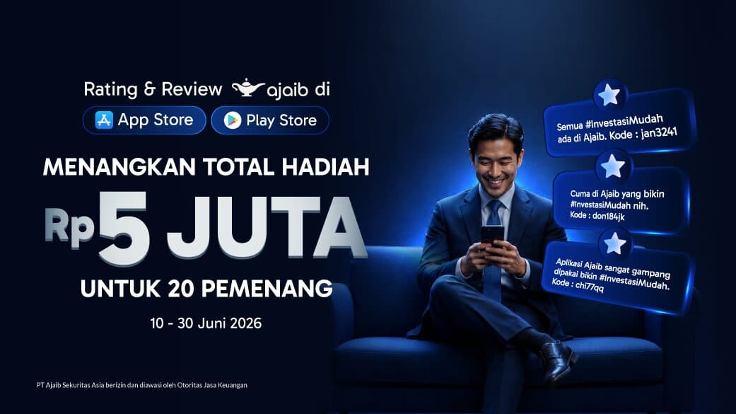 Saatnya Rate & Review Ajaib, Menangin Hadiah Total 5JT!