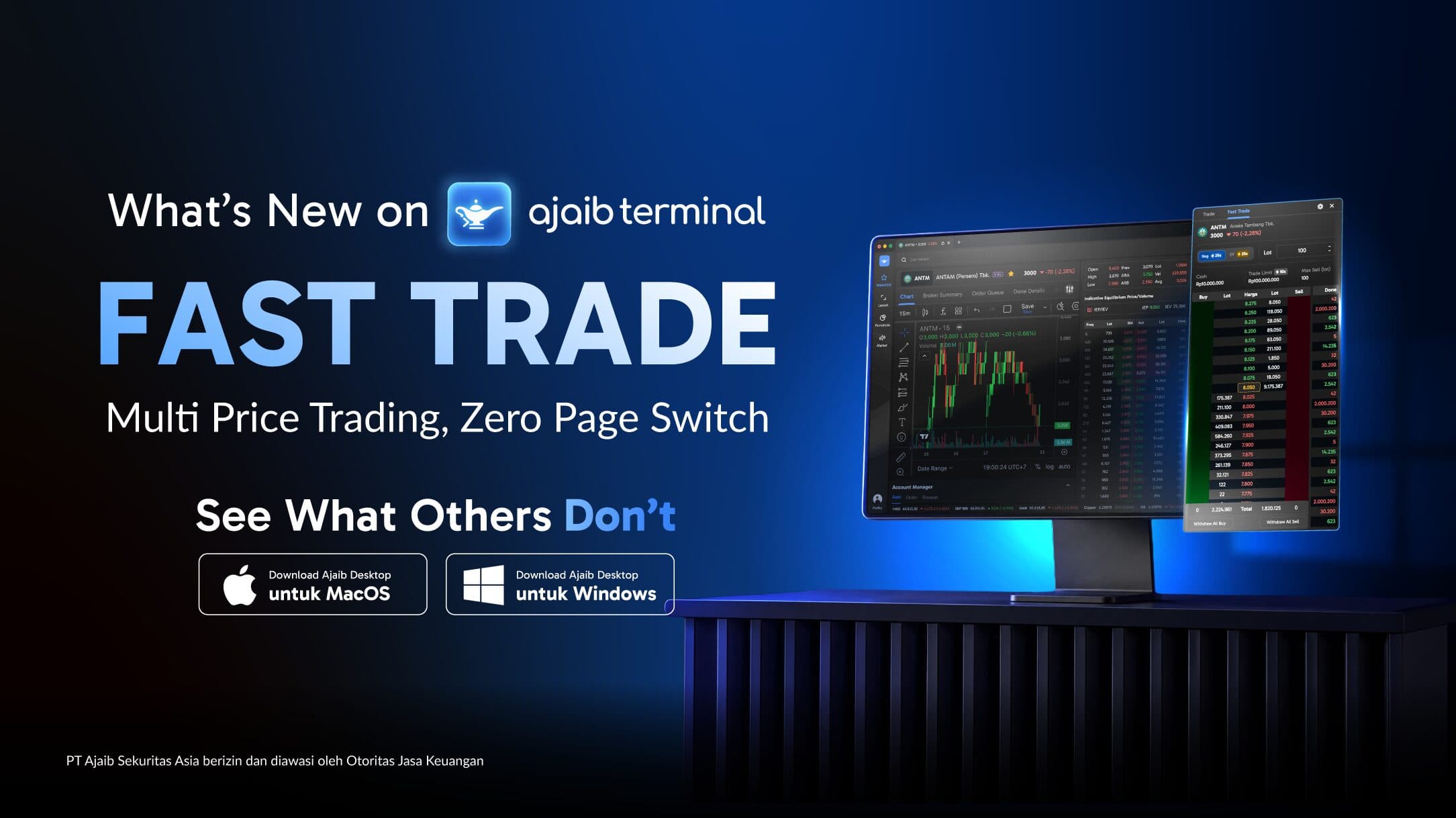 Ajaib Kini Punya Fitur Fast Trade, Trading Jadi Lebih Cepat untuk Ambil Peluang!