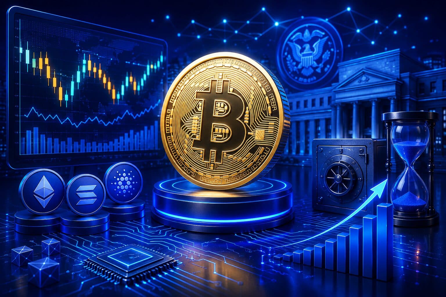Bitcoin (BTC) Terbaru: BTC Bergerak Datar, Pasar Tunggu PPI & Jobless Claims Rilis