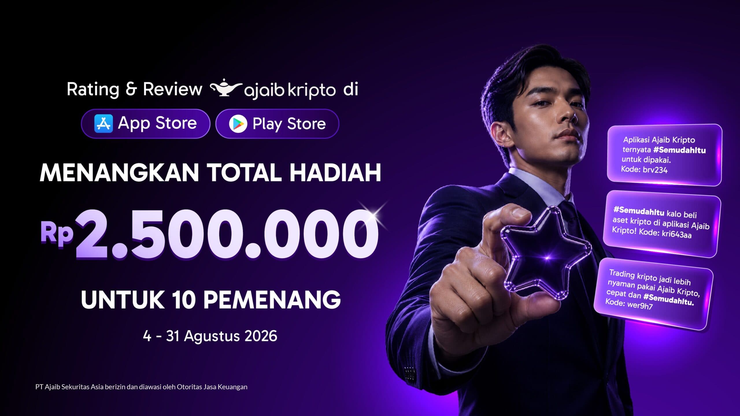 Review Ajaib Kripto, Bonus Saldo Total 2.5JT Menantimu!