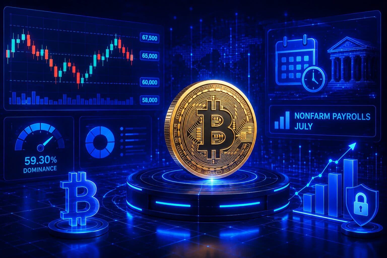 Bitcoin (BTC) Terbaru: Bitcoin Tunggu Data NFP AS, Mampukah Tembus US$65.000?