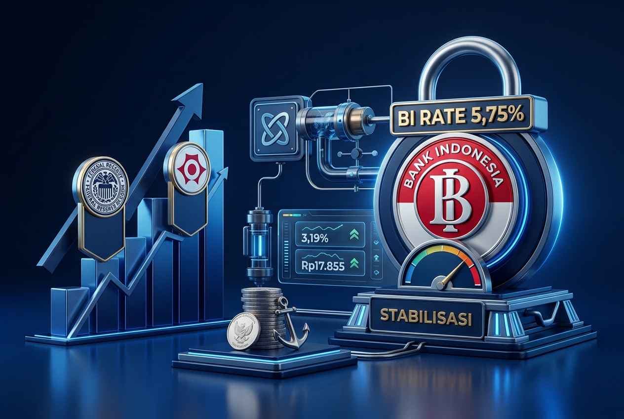 BI Tahan Suku Bunga di 5,75% Meski Fed dan BoJ Kompak Naik, Ini Alasan dan Risikonya bagi Trader