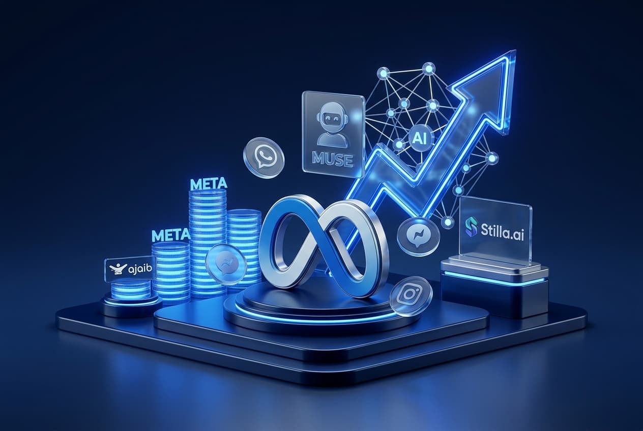 Optimisme Monetisasi AI Dorong Saham Meta Terbang 11% ke $741