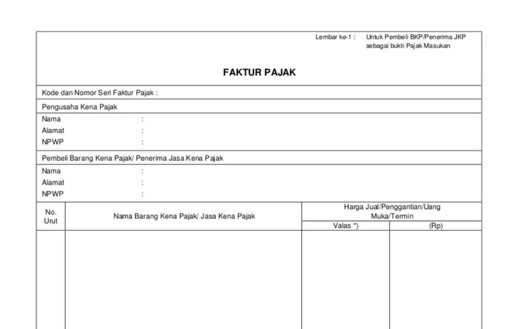 Apa Itu Kode Faktur Pajak Dan Penjelasannya - Ajaib